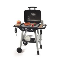 Smoby - BBQ Grill - Barbecue pour enfant - 18 accessoires - Fonctions flammes rétractables et boutons sonores - Fabriqué en Fr