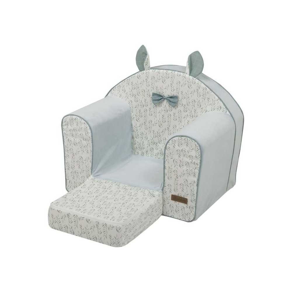 Fauteuil transformable esprit nature - DOMIVA - Filou - Vert - Effet c