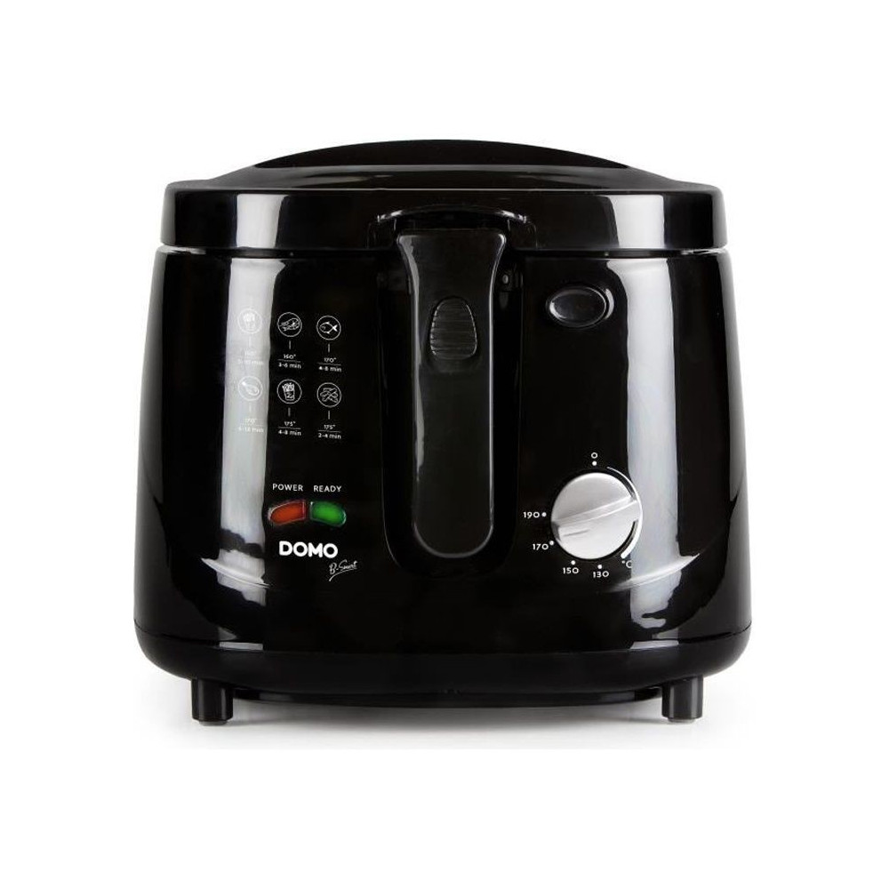 Friteuse électrique classique - DOMO DO461FR - 2.5L - Noir - Thermost