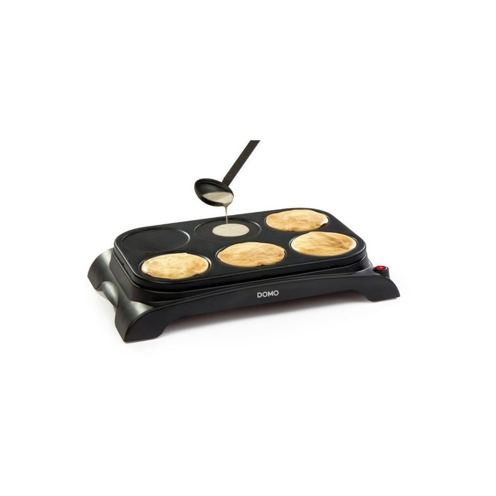 Crepiere DOMO Family Crepes - DO8709P - 6 personnes - Revetement Antia