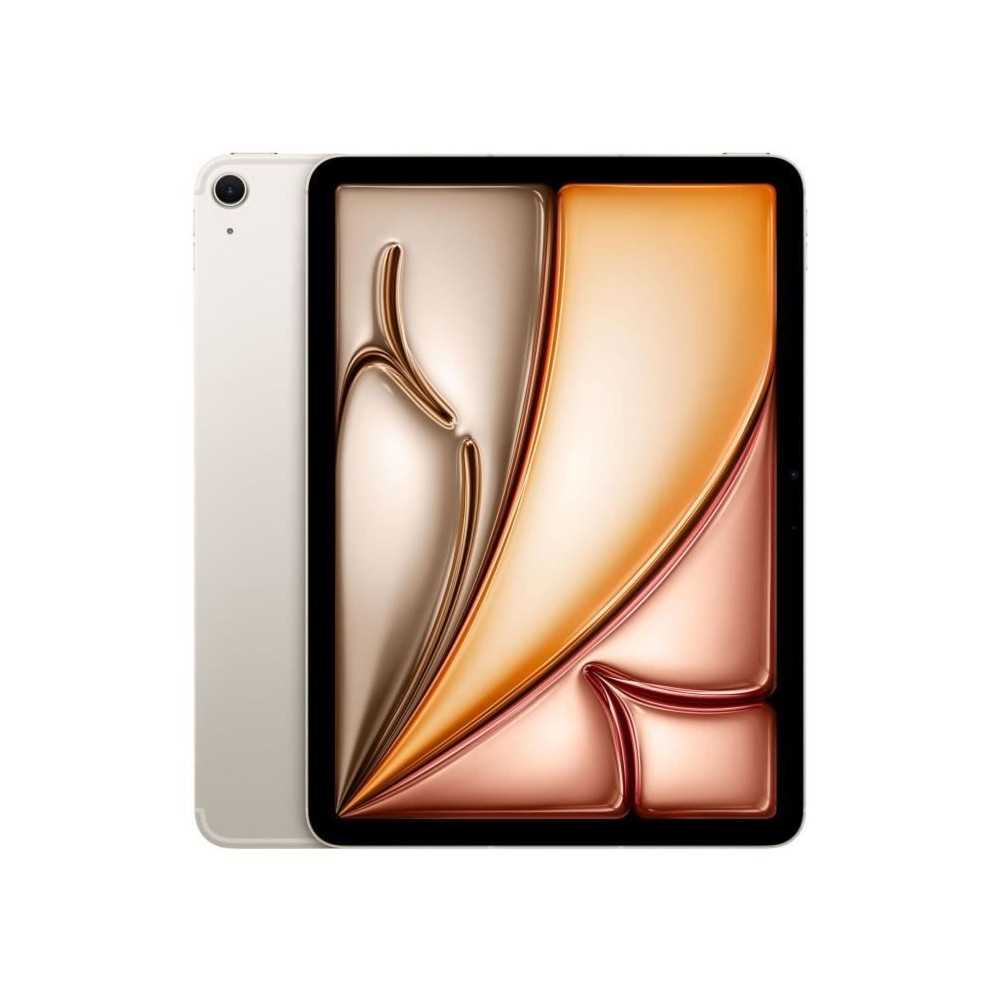 Apple - iPad Air (2024) - 11 - WiFi + Cellulaire - 512 Go - Lumiere Stellaire