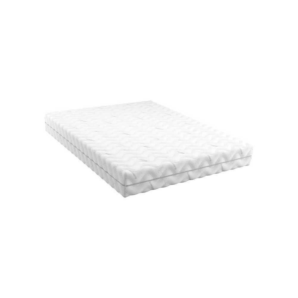 BAMBU - Matelas - 140 x 190 cm - Epaisseur : 20 cm - Réversible - Ressorts ensachés