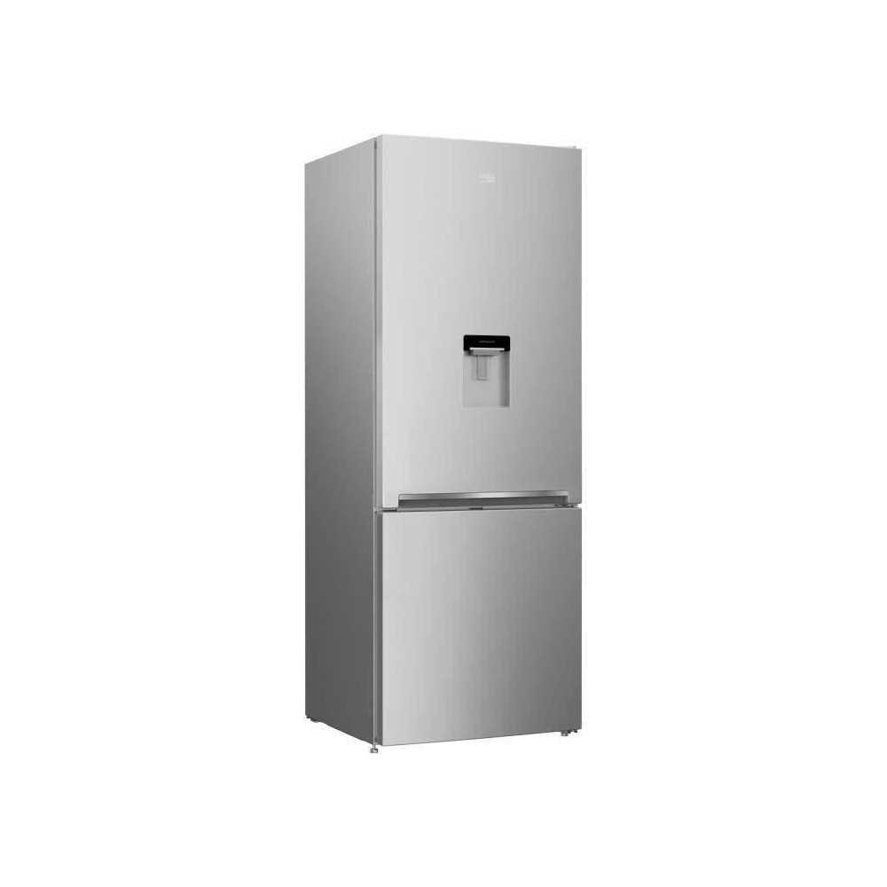 Réfrigérateur pose libre - Combiné - BEKO - BRCNE560K40DSN - Neo Frost - 510L - E - 74,5 x 70 x 192 cm - Gris acier