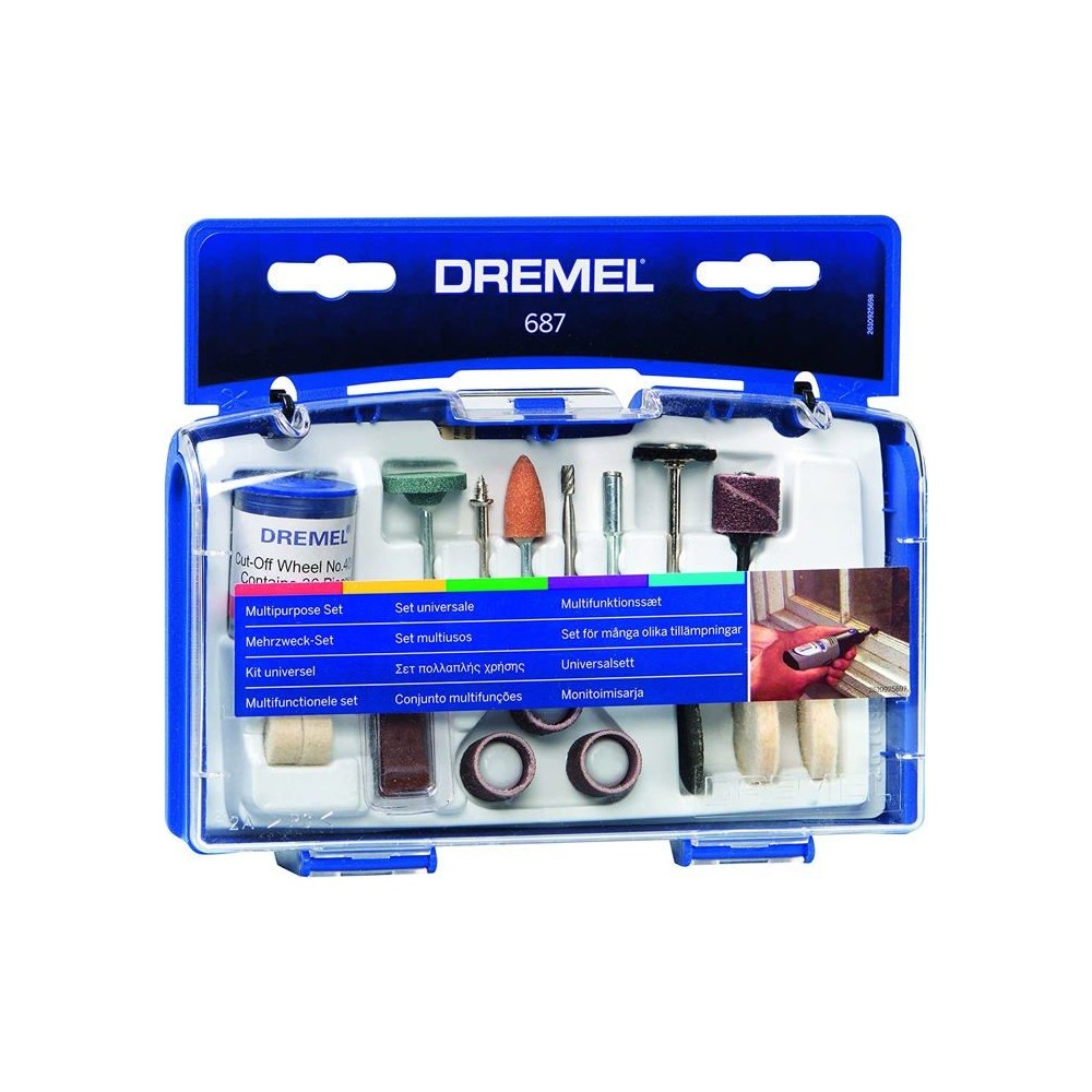 DREMEL Kit pour travaux généraux de 52 pieces 687