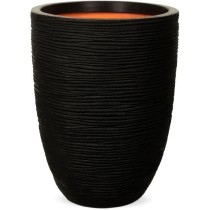 Vase élégant bas - CAPI EUROPE - RIB NL - 34 x 46 cm - Noir