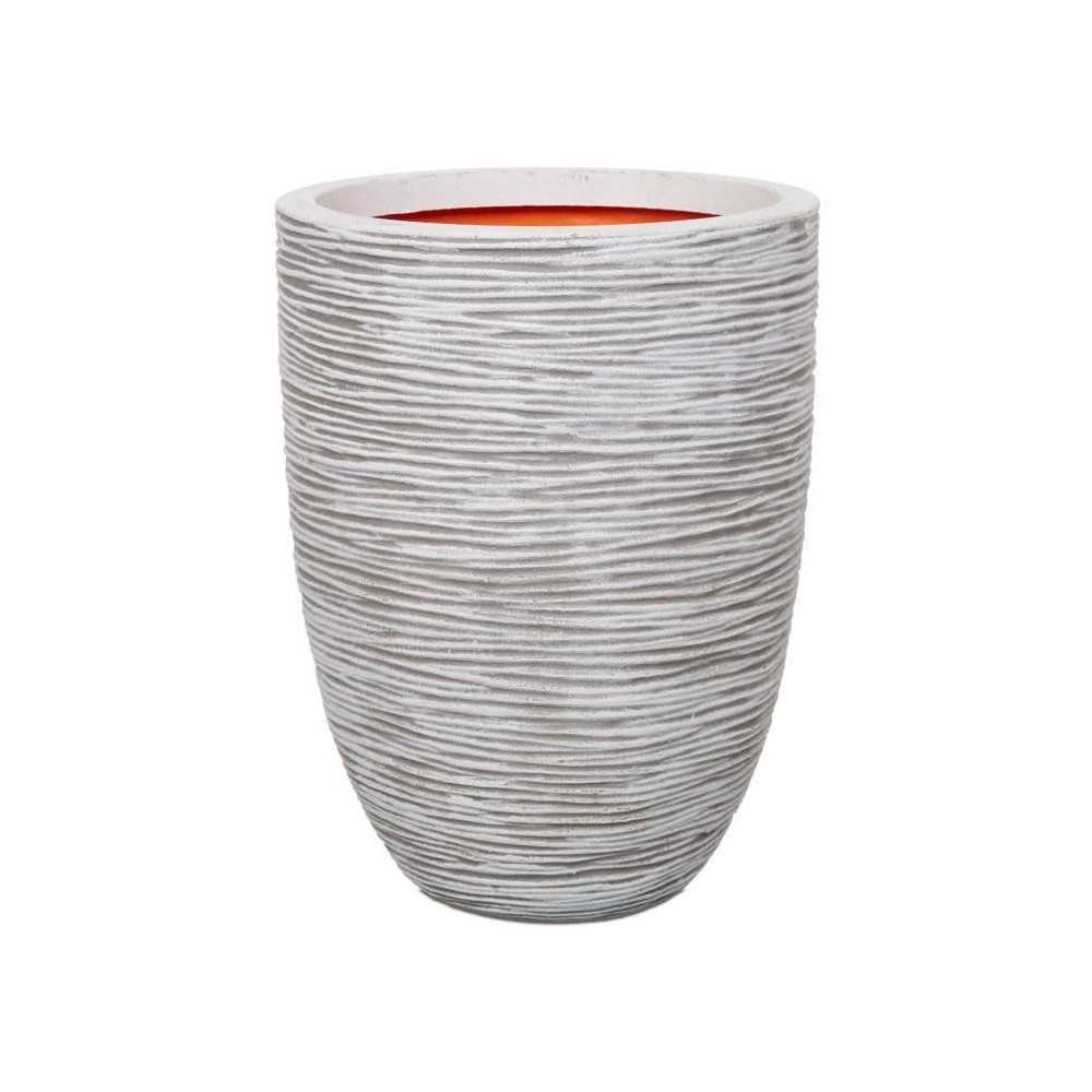 Capi Pot a fleurs Nature Rib 36 x 47 cm Ivoire KOFI782 424227