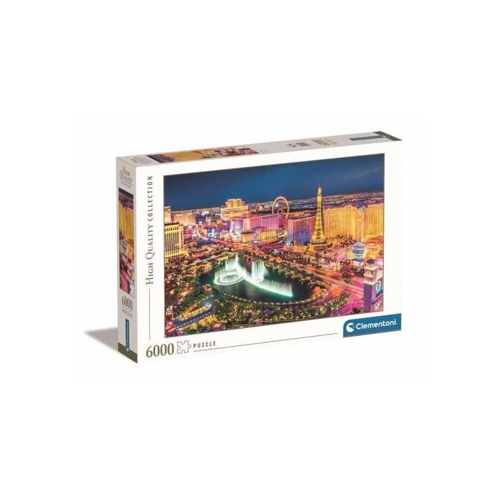 Puzzle 6000 pieces - Clementoni - Las Vegas - Images captivantes - Matériau résistant