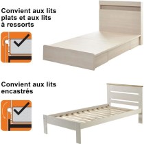 Barriere de lit Dreambaby Nicole - lits encastrés et aux lits plats-