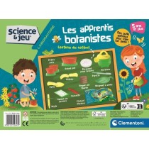 CLEMENTONI - Apprentis botanistes - Coffret scientifique - Découvrire le monde de la botanique - Outils de jardinage - Des 5ans