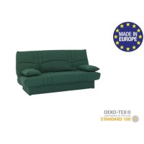 Banquette clic clac 3 places - tissu Vert foret - Style contemporain -