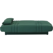 Banquette clic clac 3 places - tissu Vert foret - Style contemporain -