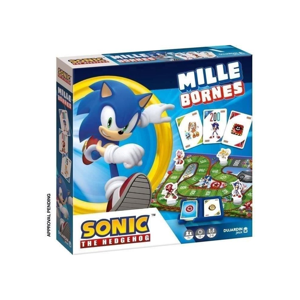 Mille Bornes SONIC - Jeu de cartes - DUJARDIN - Incarnez Sonic pour r