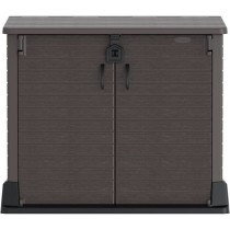 Armoire de rangement Duramax StoreAway pour 2 poubelles - 850L - Marro