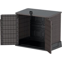 Armoire de rangement Duramax StoreAway pour 2 poubelles - 850L - Marro