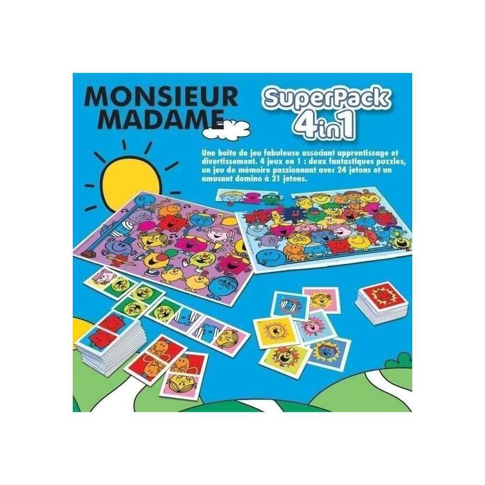 2 jeux éducatifs basiques et 2 puzzles - EDUCA - Educa Superpack Mons