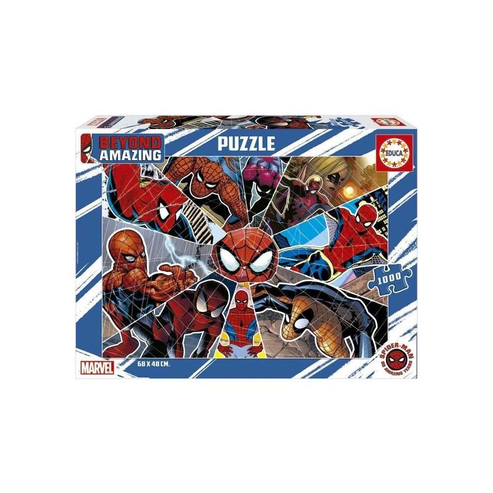 Puzzle SPIDER-MAN BEYOND AMAZING - 1000 pieces - Marque Educa - Pour e