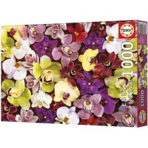 Puzzle 1000 pieces - COLLAGE ORCHIDÉES - EDUCA - Nature morte et obje