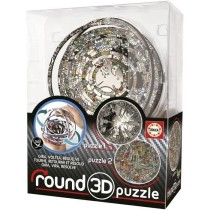 Puzzle 3D rond Charles Fazzino - Educa - 19707 - Dessins animés et BD