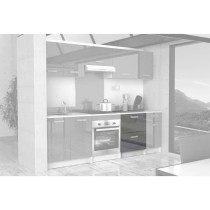 START Meuble bas de cuisine L 60 cm avec plan de travail inclus - Gris