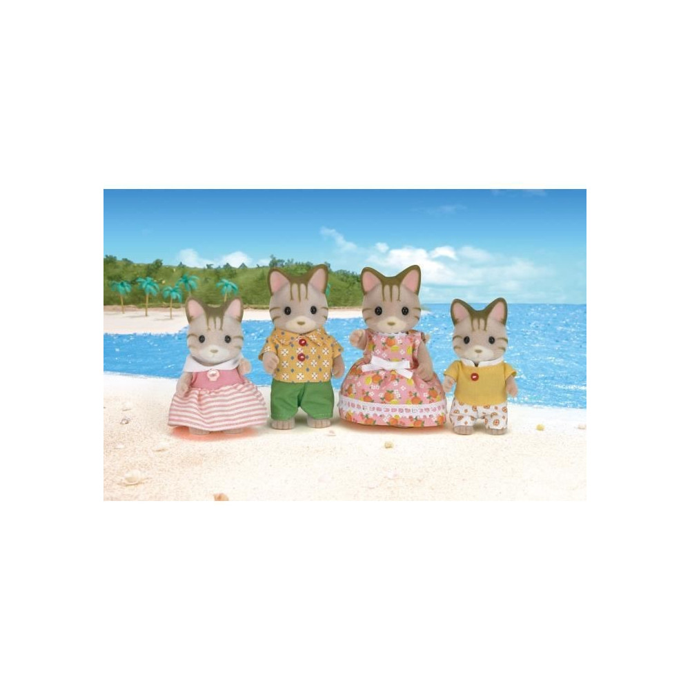 SYLVANIAN FAMILIES - 5180 - Famille Chat Tigre - Les Familles - Articu