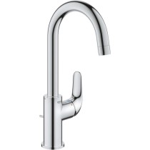 Mitigeur monocommande lavabo - GROHE Swift - 24330001 - Chromé - Taille L - Bec haut - Economie d'eau