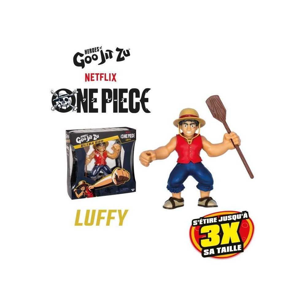 Ultragoo Luffy 17cm - HERoeS OF GOO JIT ZU - ONE PIECE - Figurine extensible avec accessoires