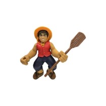 Ultragoo Luffy 17cm - HERoeS OF GOO JIT ZU - ONE PIECE - Figurine extensible avec accessoires