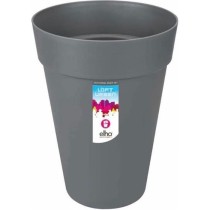 Pot de fleur Elho Plastique Rond Loft Urban Gris anthracite Ø 34 x 45