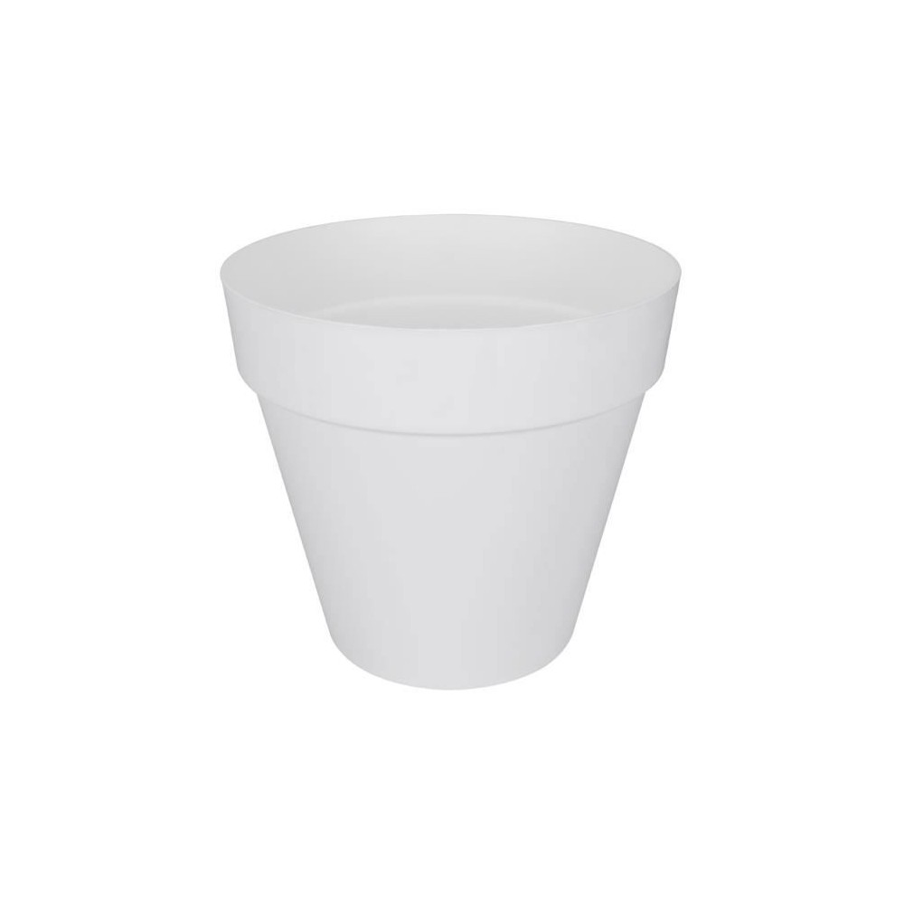 Pot de fleur Elho Plastique Rond Loft Urban Blanc Ø 50 x H.44 cm 48 l