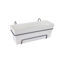 Elho Loft Urban Balconniere Allin1 50 - Blanc - L 49 x B 27 x H 21 cm