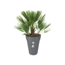 ELHO Loft Urban Pot de fleurs rond Haut 42 - Noir - Ø 42 x H 56 cm -