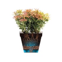 ELHO Loft Urban Pot de fleurs rond Haut 42 - Noir - Ø 42 x H 56 cm -