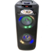 Enceinte bluetooth karaoké - INOVALLEY - MS06CD - 1000W - Bluetooth 5.0 - Lecteur CD - RGB - Radio FM - USB 2.0 - micro SD - Ka