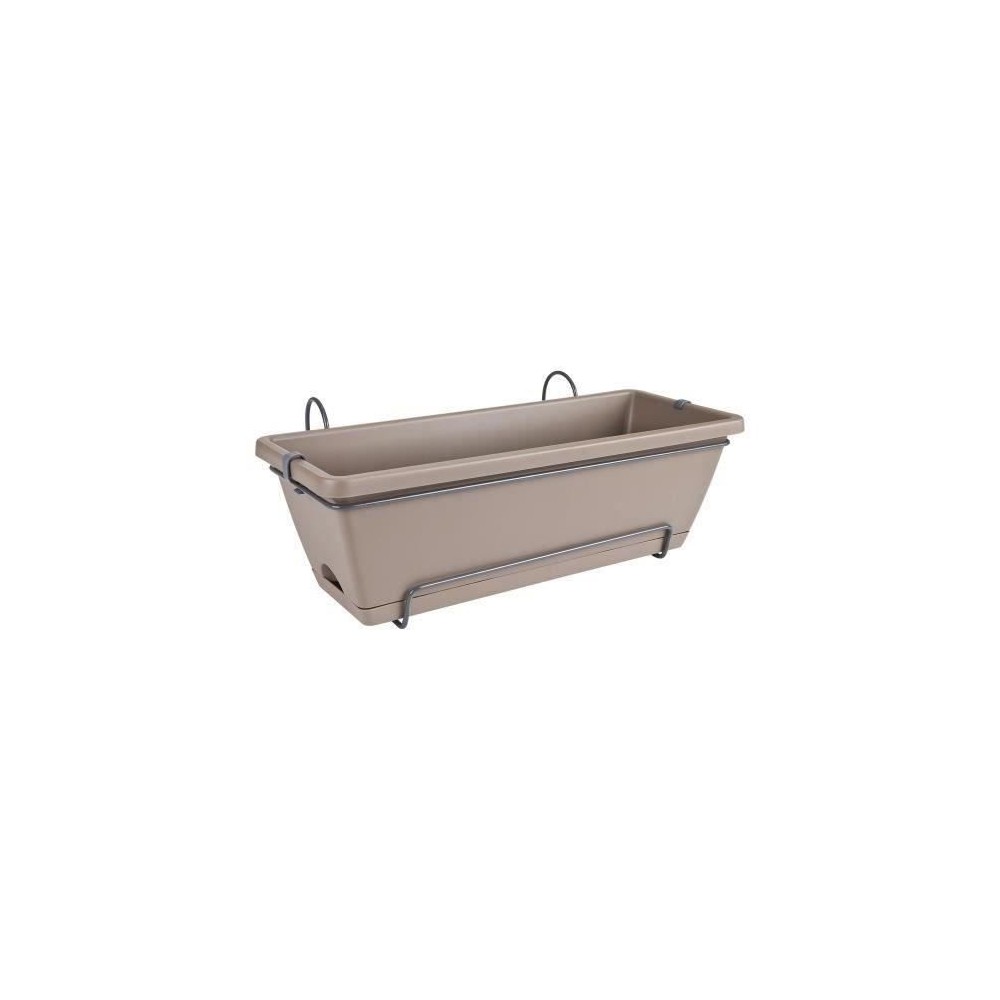 Balconniere Elho Barcelona Allin1 50 - Marron - L 50 x B 28 x H 19 cm