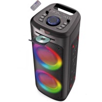 Enceinte bluetooth karaoké - INOVALLEY - MS06CD - 1000W - Bluetooth 5.0 - Lecteur CD - RGB - Radio FM - USB 2.0 - micro SD - Ka