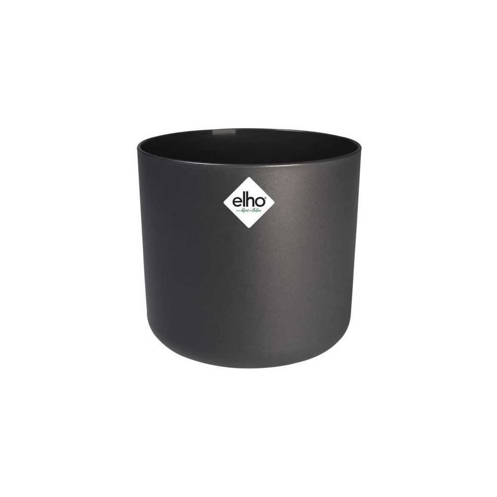 Pot De Fleurs Rond ELHO - b.for soft round - Plastique - Ø30 - Anthra