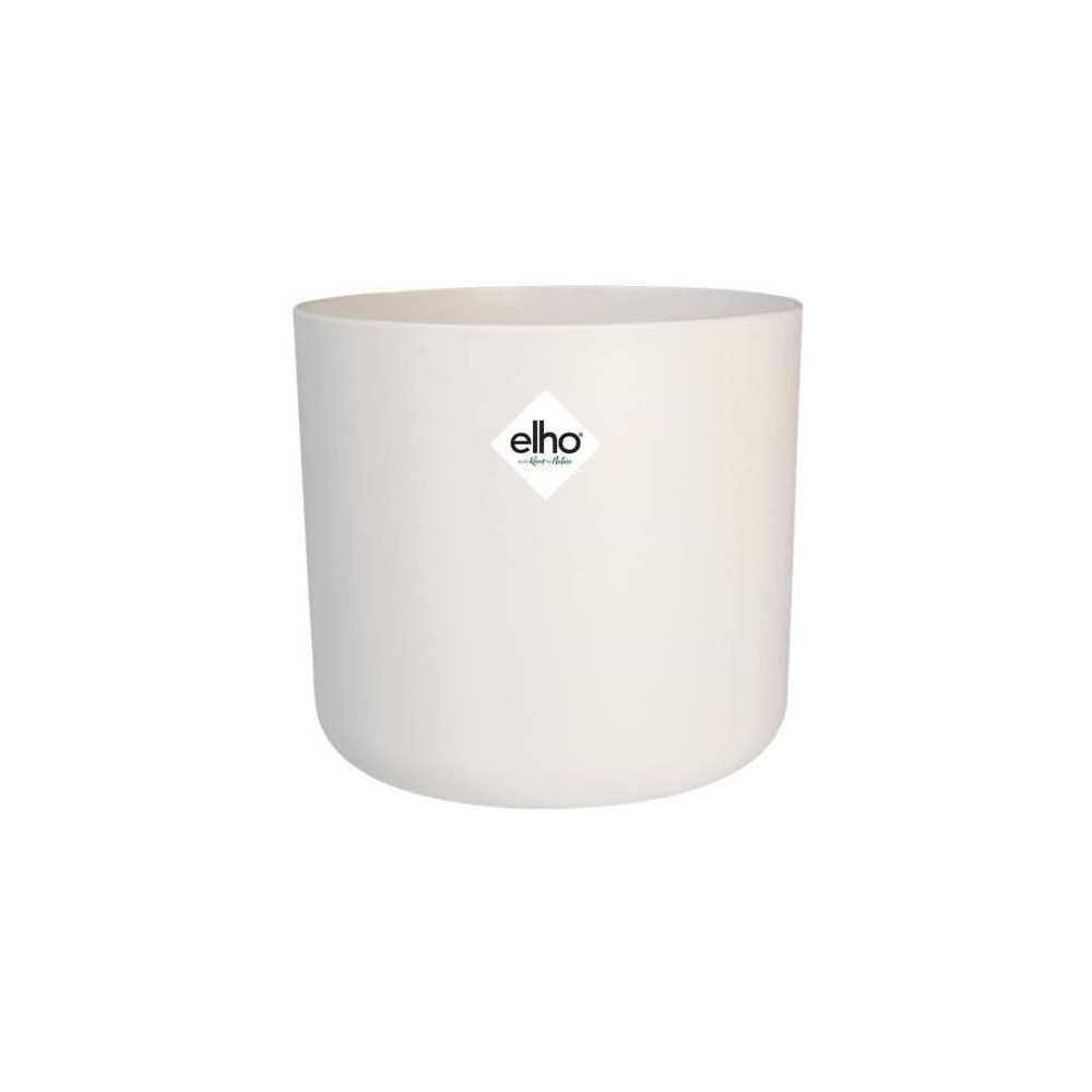 ELHO B.for Soft Pot de fleurs rond 35 - Blanc - Ø 35 x H 32 cm - int