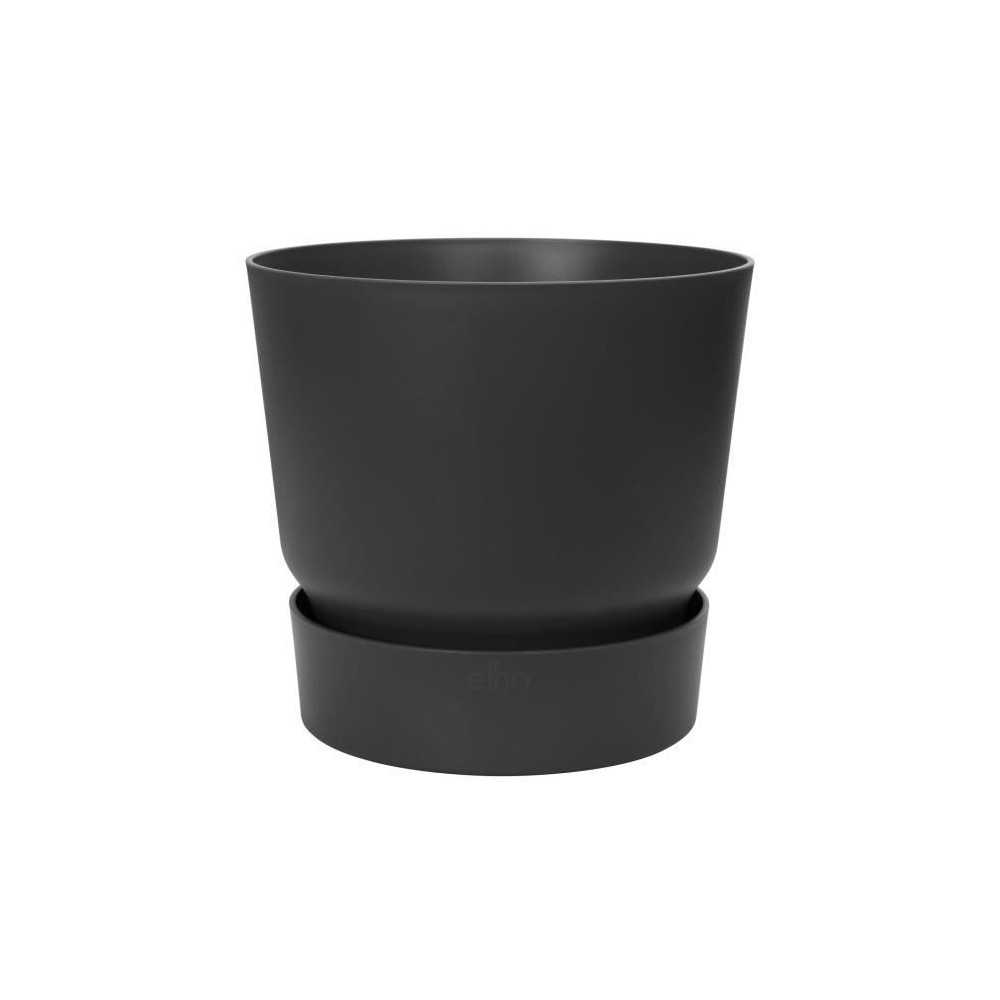 ELHO Pot de fleurs rond Greenville 25 - Extérieur - Ø 24,48 x H 23,3