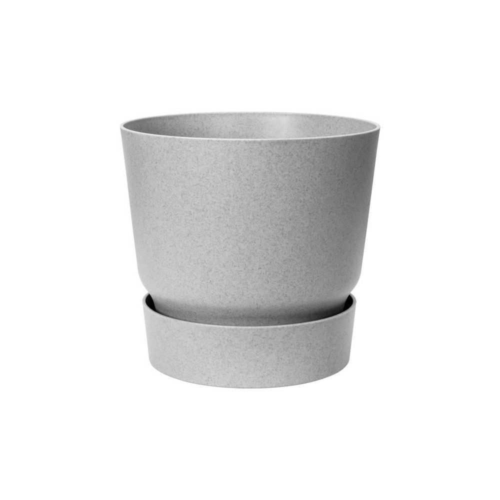 ELHO Pot de fleurs rond Greenville 25 - Extérieur - Ø 24,48 x H 23,3