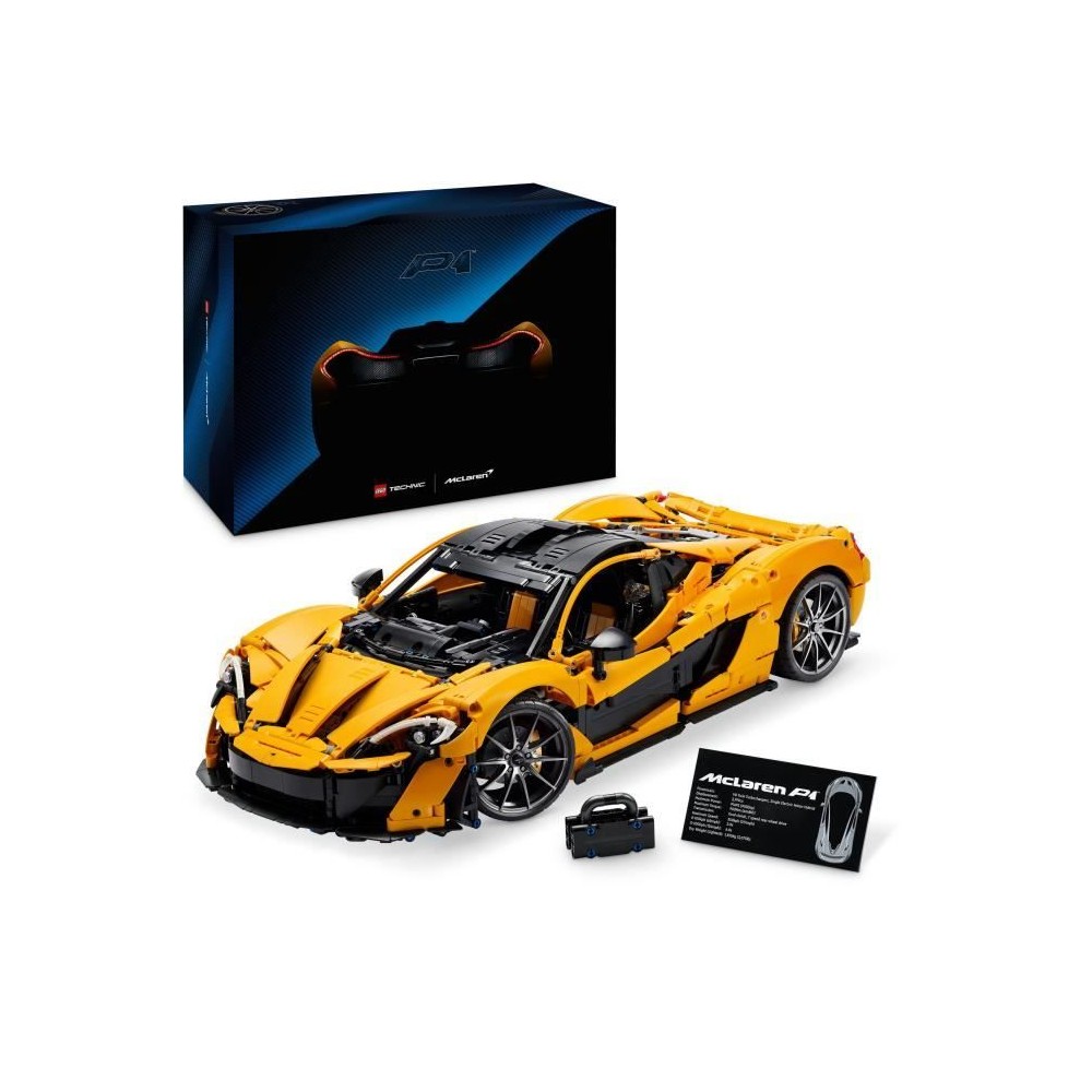 LEGO Technic 42172 McLaren P1 -Kit Maquette Hypercar pour Adultes Passionnés de Véhicules