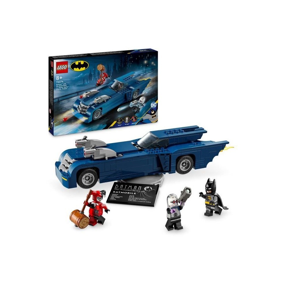 LEGO Super Heroes DC 76274 Batman avec la Batmobile contre Harley Quinn et Mr. Freeze