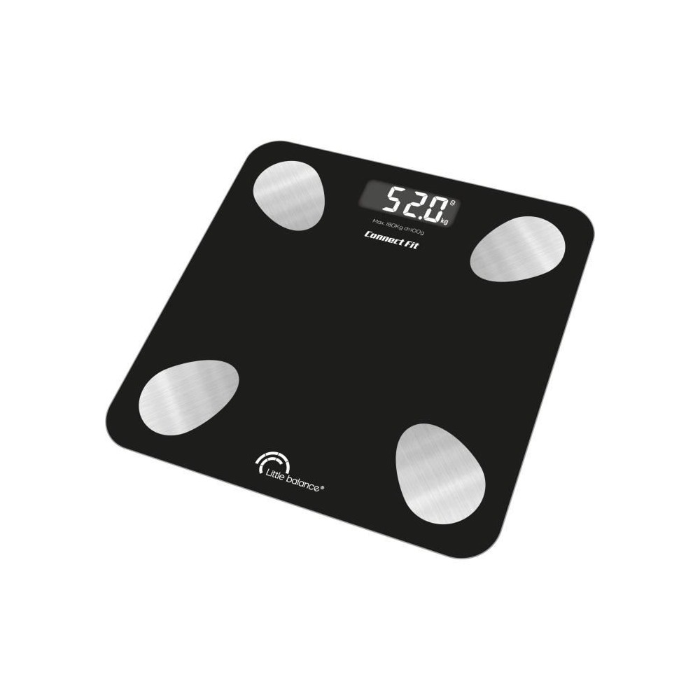 Pese-personne - LITTLE BALANCE - 8685 - Kit duo connect fit - Piles - Impédancemetre + corde a sauté connecté - 190 kg/100 g