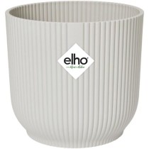 Elho Pot de fleurs Rond VIBES - Plastique - Ø25xH 23.0 cm - Blanc/Bla