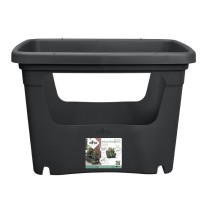 ELHO - Pot de fleurs - Green Basics Stack & Grow Large - Living Noir -