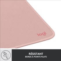 Tapis de souris Logitech Mouse Pad Studio Series Durable, Glissement Facile - Rose