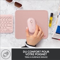 Tapis de souris Logitech Mouse Pad Studio Series Durable, Glissement Facile - Rose