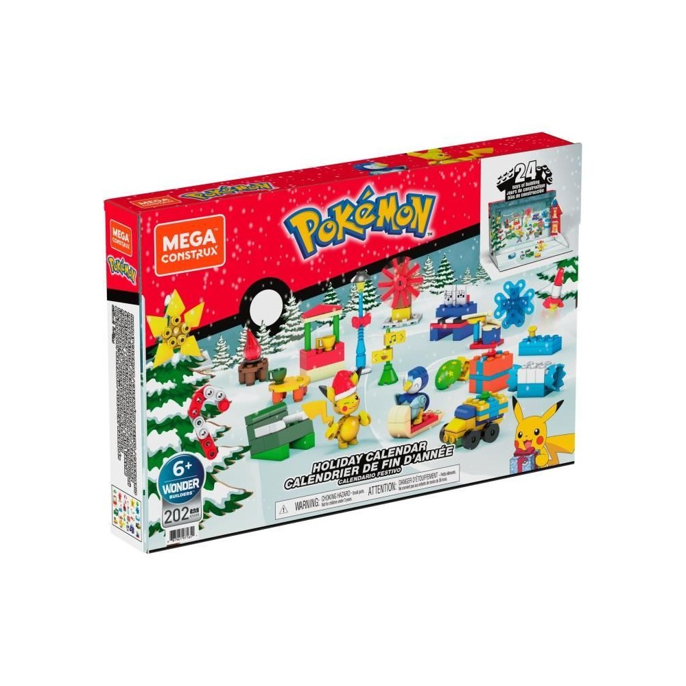 Mega Construx - Pokémon - Calendrier de l'Avent et jeu de construction GYG99