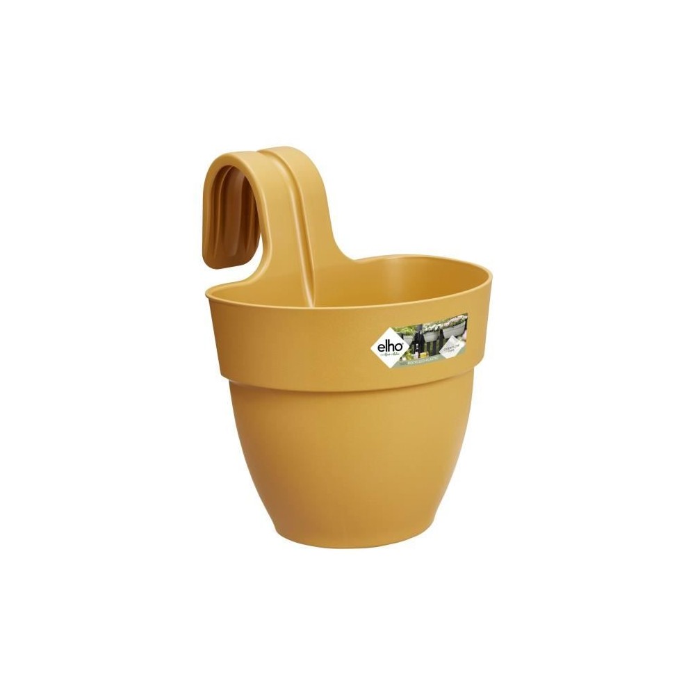 Pot de fleurs - ELHO - Vibia Campana Easy Hanger Small - Jaune - Rond