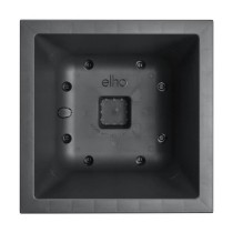 Elho Vivo Next Square 30 Bac a fleurs - Noir - Ø 30 x H 29 cm - inté