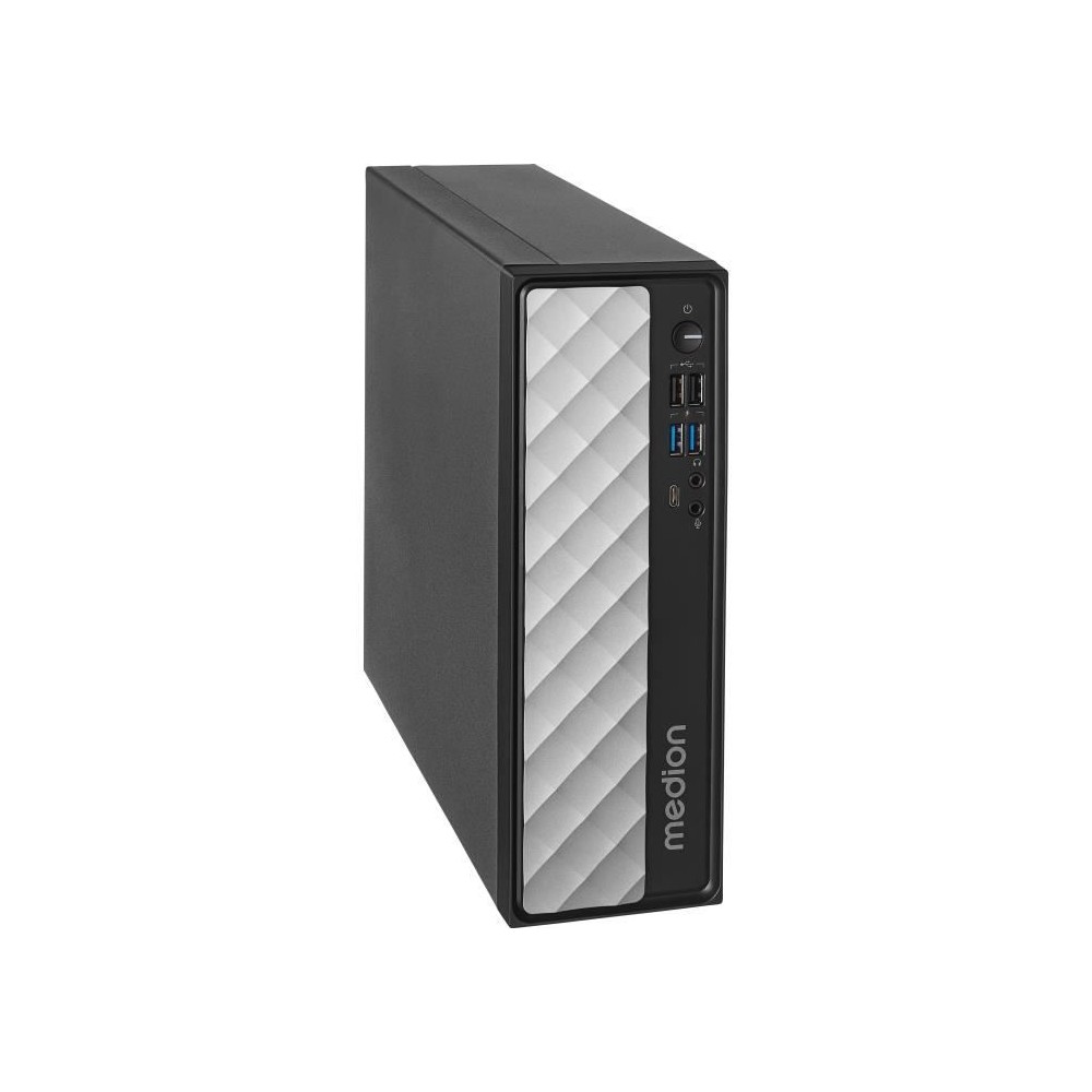 PC de Bureau - MEDION - T80 MD35423 - i5-12450H 2,0Ghz - RAM 16Go - SSD 512 Go - Carte graphique intégrée - Win 11